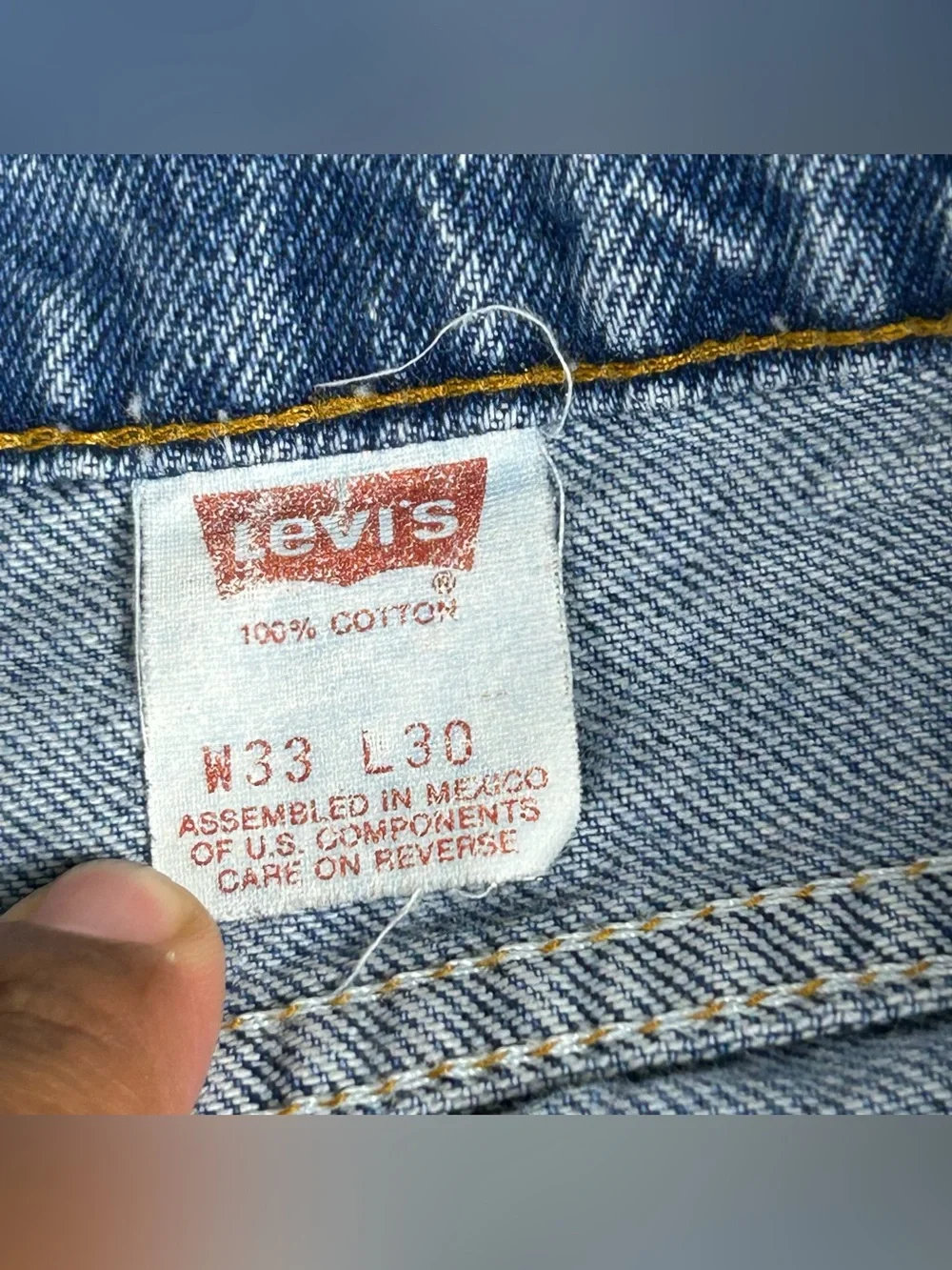 Vintage Levi's 505 Regular Fit Jeans W33 L30 (fits like 33x29)